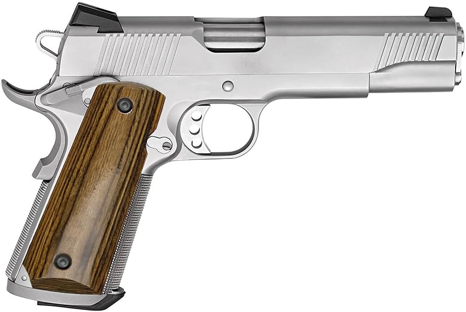 Embrace Customization: Elevate Your 1911 with an Eye-Catching Grip - Polished Surface, Colorful Synthetic Wood, and Enhanced Control H1-Wood - Guuun Grips