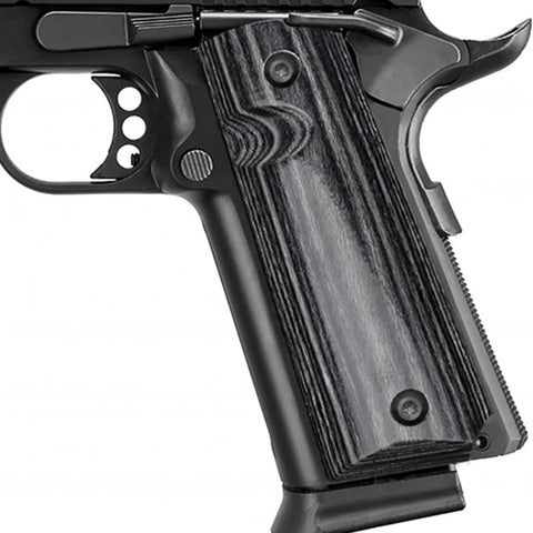 Embrace Customization: Elevate Your 1911 with an Eye-Catching Grip - Polished Surface, Colorful Synthetic Wood, and Enhanced Control H1-Wood - Guuun Grips