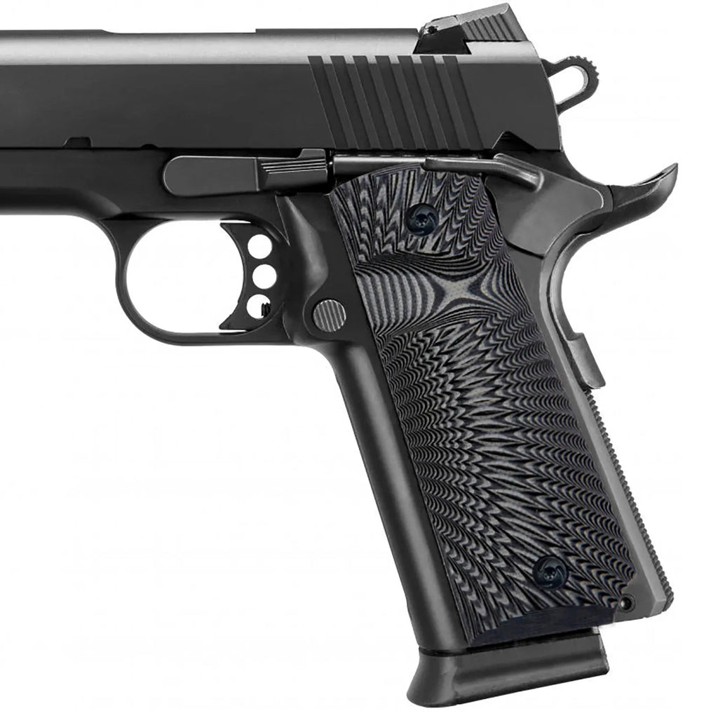 1911 Full Size Smooth Grip Panels – Mystery Design With Ambidextrous Cut – Polymer .45 ACP