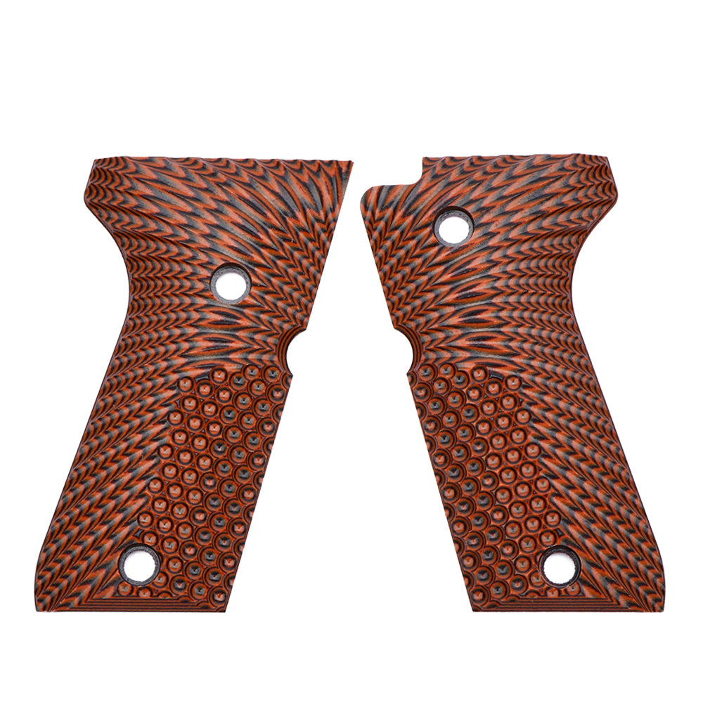 Guuun Beretta 92FS Compact Beretta 96 Compact G10 Grips Eagle Wings OPS Texture B92C A - Guuun Grips