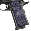 Guuun 1911 Grips G10 Full Size 1911 Grip Ambi Safety Cut Big Scoop Sunburst Texture  H1-S - Guuun Grips