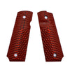Guuun 1911 Grips G10 Full Size Government Ambi Safety Cut Custom OPS Eagle Wing Texture H1 A - Guuun Grips