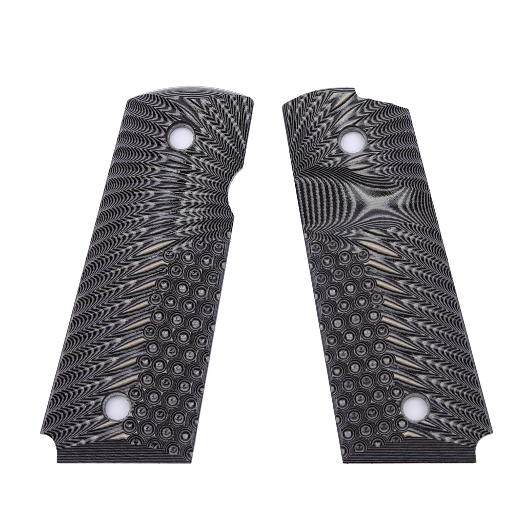 G10 Gun Grips for 1911 Compact/Officer, OPS Eagle Wing Texture - 8 Color Options - H1C-A - Guuun Grips