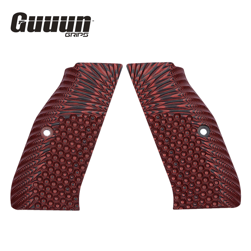Guuun G10 Grips for CZ Shadow 2 Tactical CZ-75 Standard OPS Eagle Wing Texture SP2-A - Guuun Grips