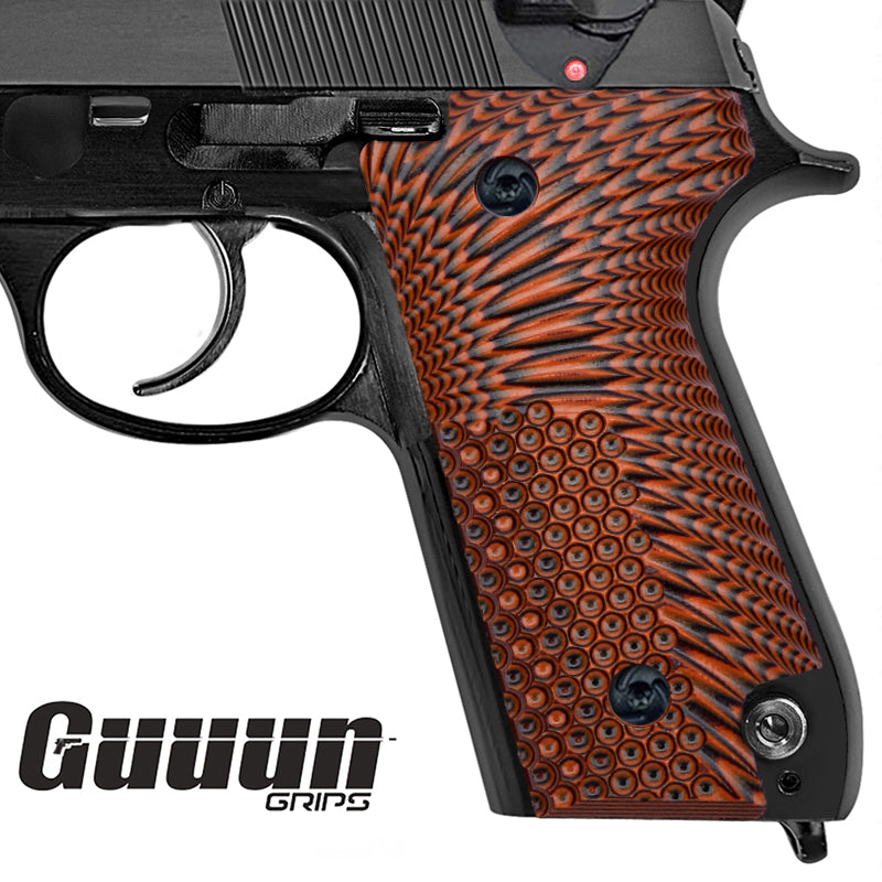 Guuun Beretta 92S G10 Grips Gun Grips Eagle Wings Texture B92Q-A - Guuun Grips