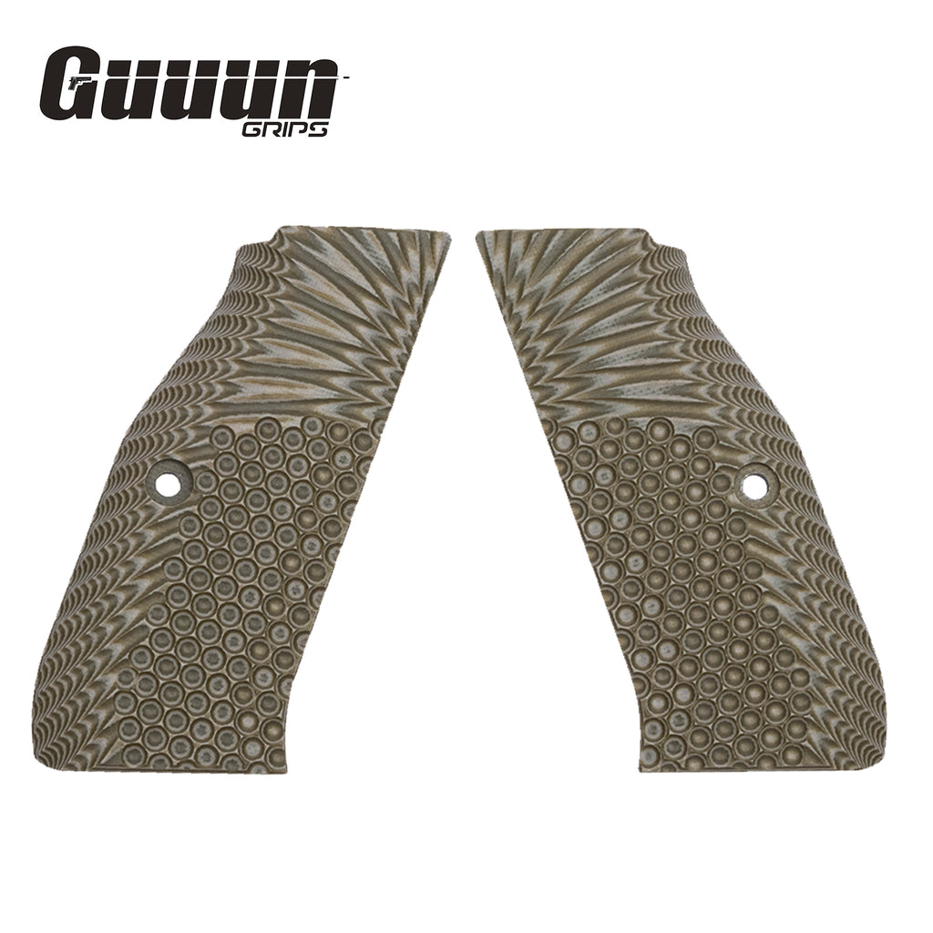 Guuun G10 Grips for CZ Shadow 2 Tactical CZ-75 Standard OPS Eagle Wing Texture SP2-A - Guuun Grips