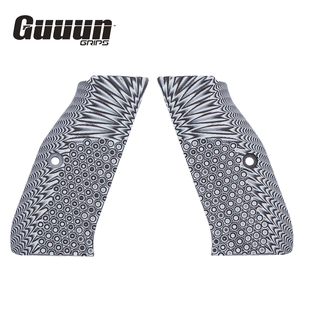 Guuun G10 Grips for CZ Shadow 2 Tactical CZ-75 Standard OPS Eagle Wing Texture SP2-A - Guuun Grips