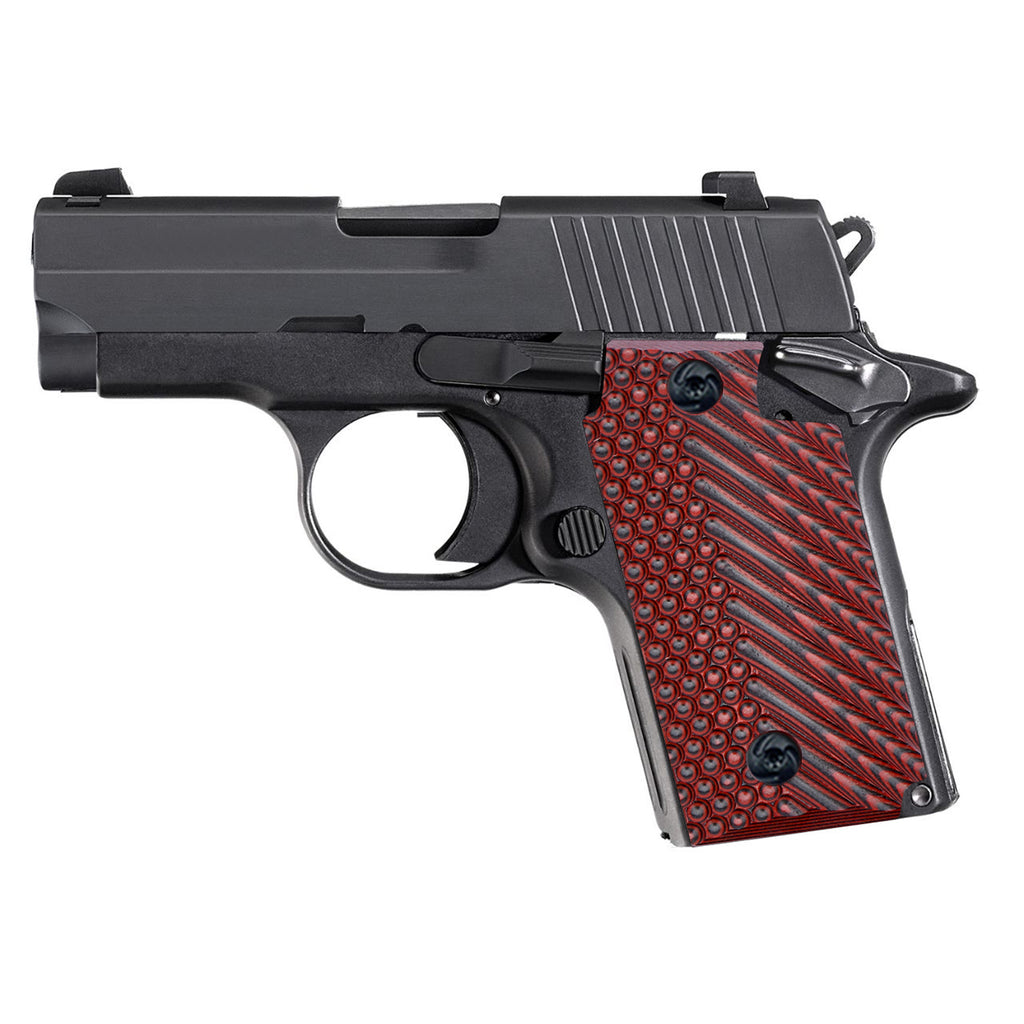 Guuun G10 Grips for Sig Sauer P238 Pistol - OPS Operator Tactical Texture - P2-LX - Guuun Grips