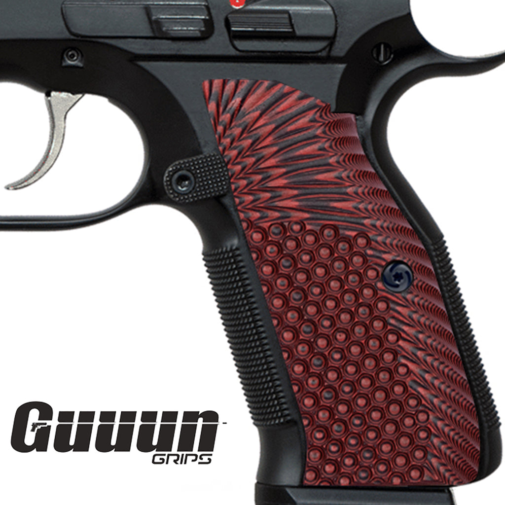 Guuun G10 Grips for CZ Shadow 2 Tactical CZ-75 Standard OPS Eagle Wing Texture SP2-A - Guuun Grips