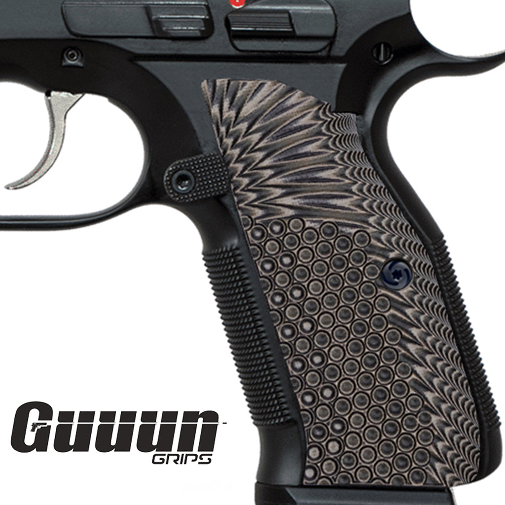 Guuun G10 Grips for CZ Shadow 2 Tactical CZ-75 Standard OPS Eagle Wing Texture SP2-A - Guuun Grips