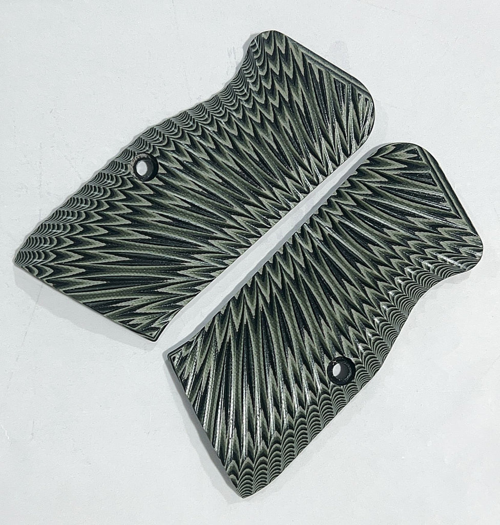 Guuun G10 Grips for Large Frame Tanfoglio / EAA Witness Starburst Texture Medium size T95-S - Guuun Grips