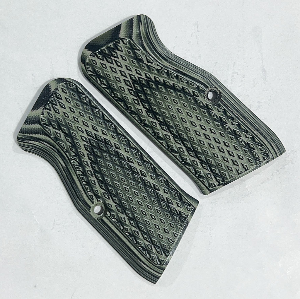 Guuun G10 Grips for Large Frame Tanfoglio Diamond Cut Texture Medium size T95-DM