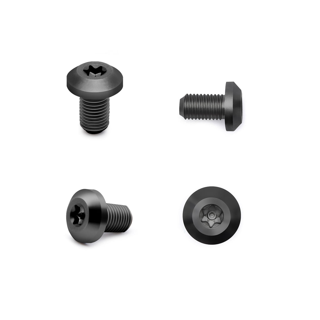 Guuun 1911 Grip Screws Bushings, T10 Torx Key, 4 O Rings, Stainless Steel Silver, Standard bushing - Guuun Grips