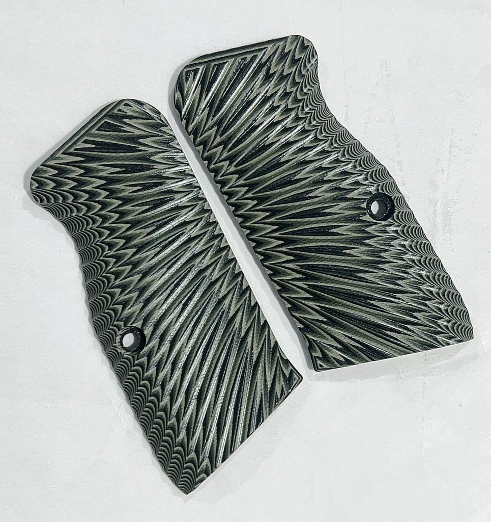 Guuun G10 Grips for Large Frame Tanfoglio / EAA Witness Starburst Texture Medium size T95-S - Guuun Grips