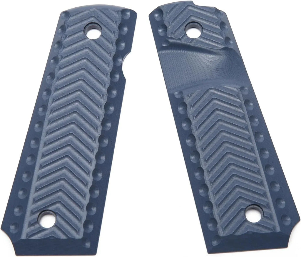 Bumpy Grip Texture Guuun G10 1911 Grip with Epaulettes Texture for Optimal Hand-Feel Unpa ...