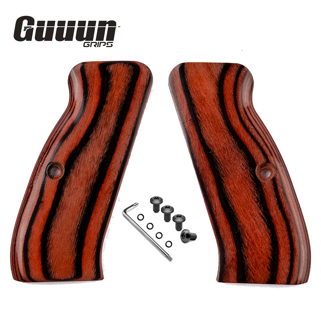 Guuun Wood Grip for CZ-75 Full Size SP-01 Grips H6-CM - Guuun Grips