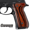 Guuun Wood Grip for Beretta 92/96 Full Size 92FS Grips, Colored Wood Composite Pistol Handle Panel B92-CM - Guuun Grips