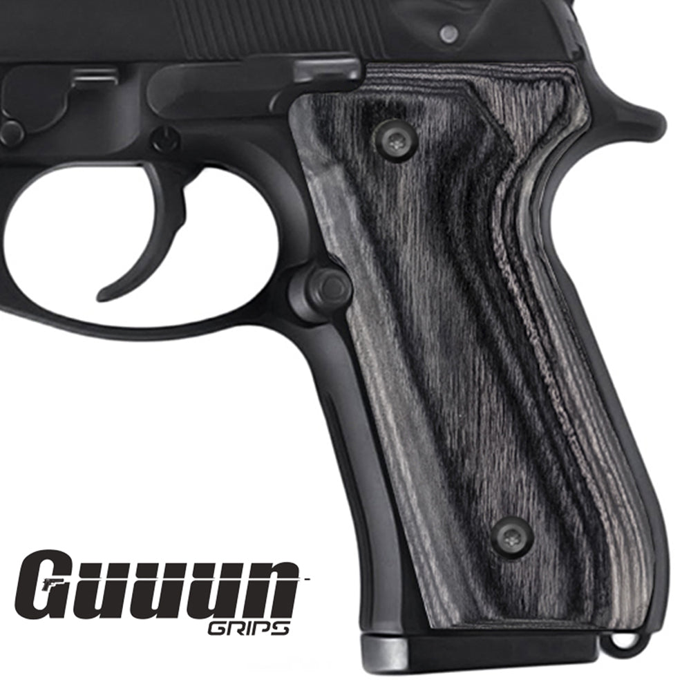 Guuun Wood Grip for Beretta 92/96 Full Size 92FS Grips, Colored Wood Composite Pistol Handle Panel B92-CM - Guuun Grips