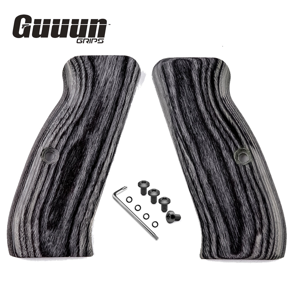 Guuun Wood Grip for CZ-75 Full Size SP-01 Grips H6-CM - Guuun Grips