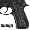 Guuun Wood Grip for Beretta 92/96 Full Size 92FS Grips, Colored Wood Composite Pistol Handle Panel B92-CM - Guuun Grips