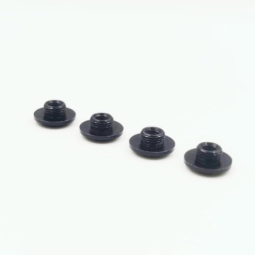 Guuun Bushings for Taurus PT57 Low Profile Grip Screw Bushings - 4 PCS Black - Guuun Grips