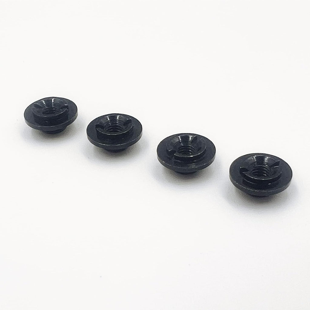 Guuun Bushings for Taurus PT57 Low Profile Grip Screw Bushings - 4 PCS Black - Guuun Grips