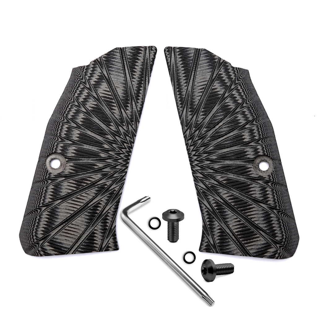 Guuun G10 Grips for Compact CZ Shadow 2 Tactical Slim Compact CZ-75 Grip Palm Sunburst Texture SP2C-GS - Guuun Grips