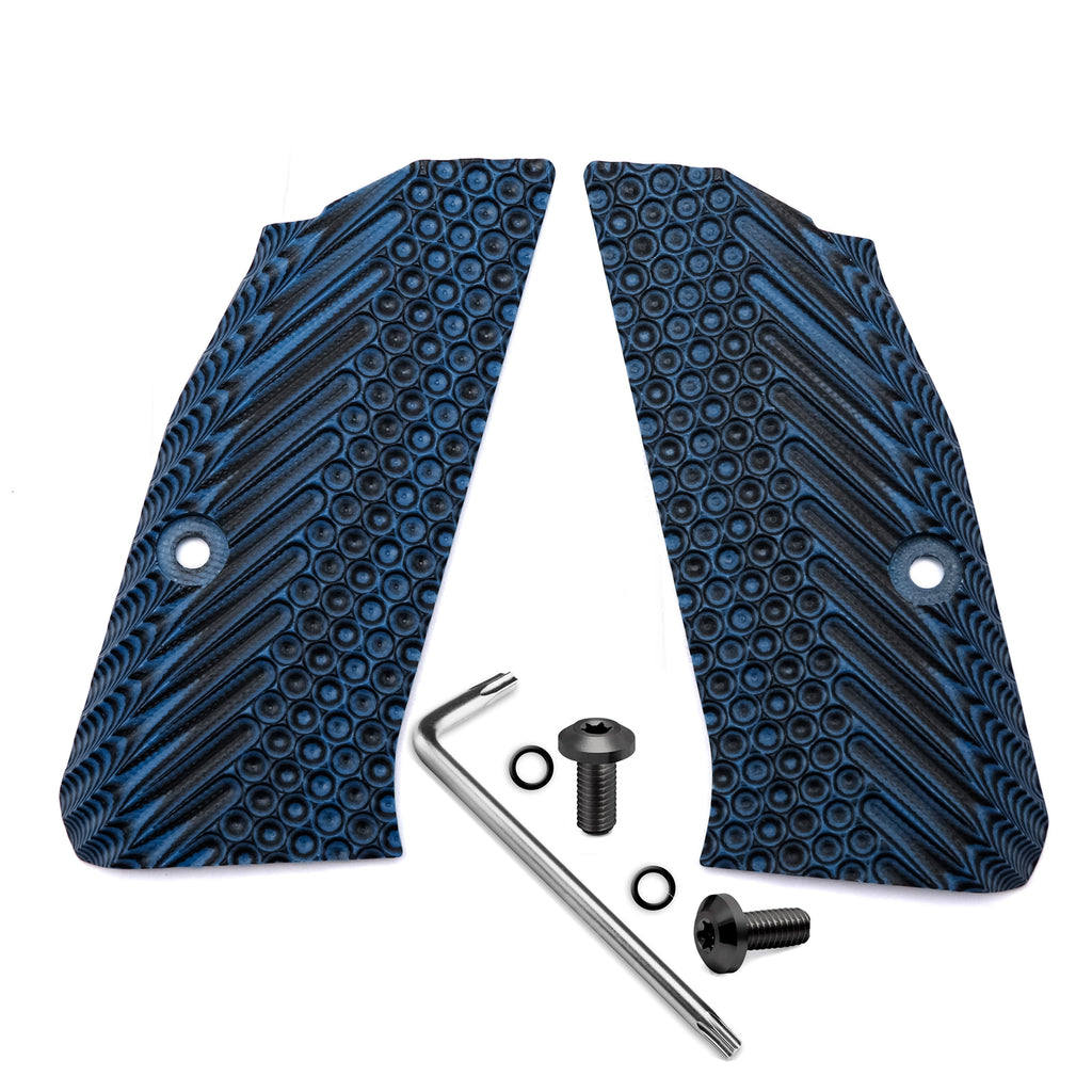 Guuun G10 Grips for Compact CZ Shadow 2 Custom CZ-75 Slim Palm Aggressive Tactical Texture SP2C-LX - Guuun Grips