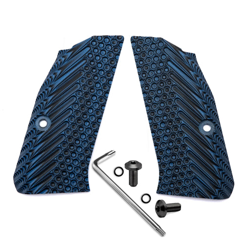 Guuun G10 Grips for Compact CZ Shadow 2 Custom CZ-75 Slim Palm Aggressive Tactical Texture SP2C-LX - Guuun Grips