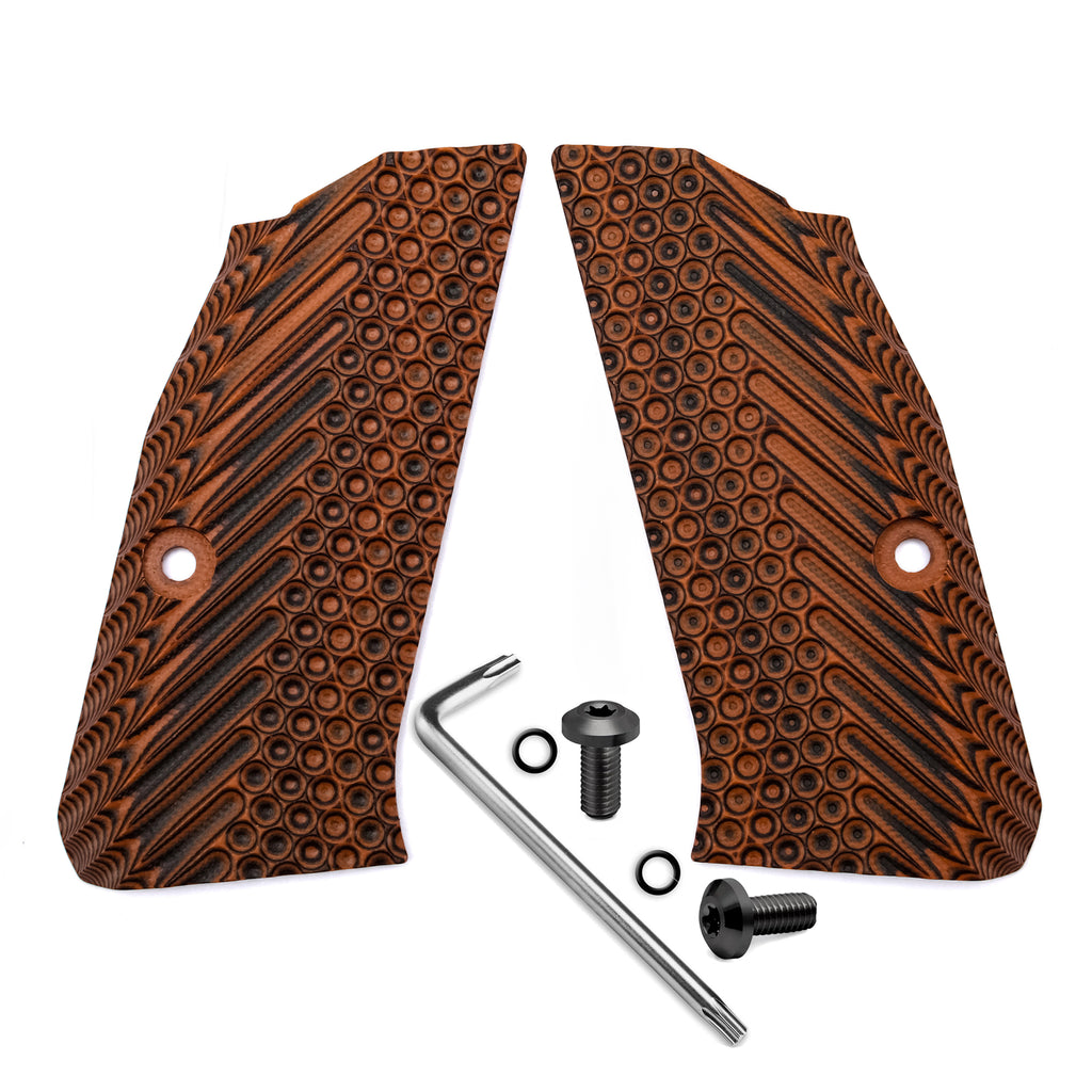 Guuun G10 Grips for Compact CZ Shadow 2 Custom CZ-75 Slim Palm Aggressive Tactical Texture SP2C-LX - Guuun Grips