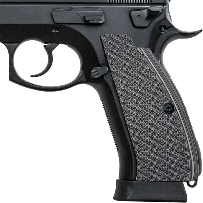 Guuun CZ75 G10 Grips Full Size CZ SP01 Grip Golf Ball Dimple Texture - SP1 BD - Guuun Grips