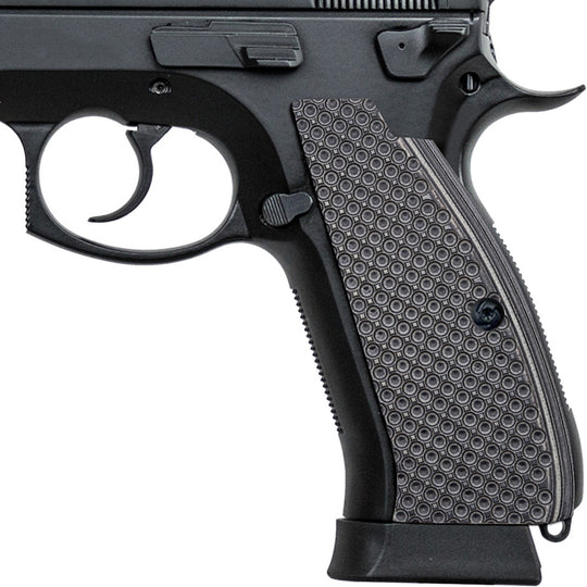 Guuun CZ75 G10 Grips Full Size CZ SP01 Grip Golf Ball Dimple Texture - SP1 BD - Guuun Grips