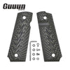 Guuun 1911 Grips G10 Fit Full Size Gov /Commander 1911 Starburst Texture Ambi Includes free screw set H1-F - Guuun Grips