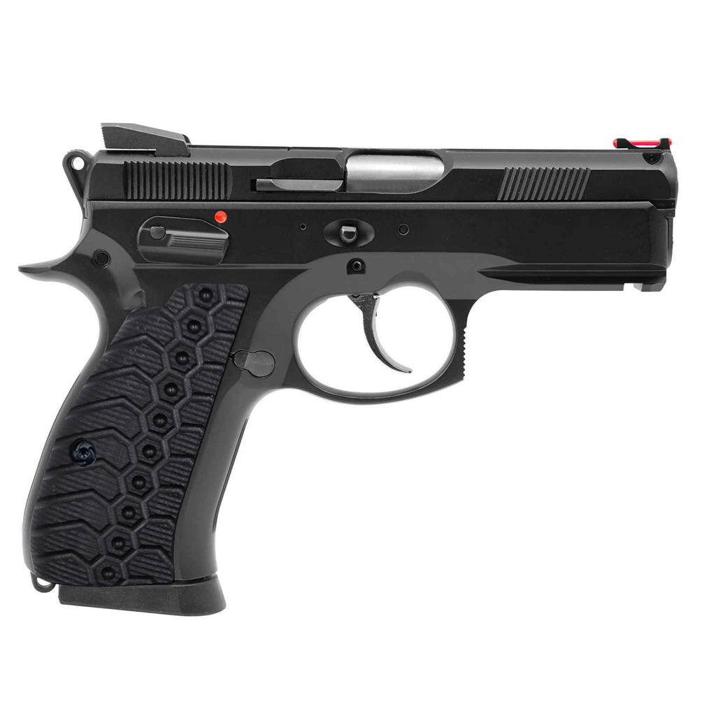 Guuun CZ 75 Compact Grips OPS Mechanical Texture CZ P-01 G10 Grips SPC WU - Guuun Grips