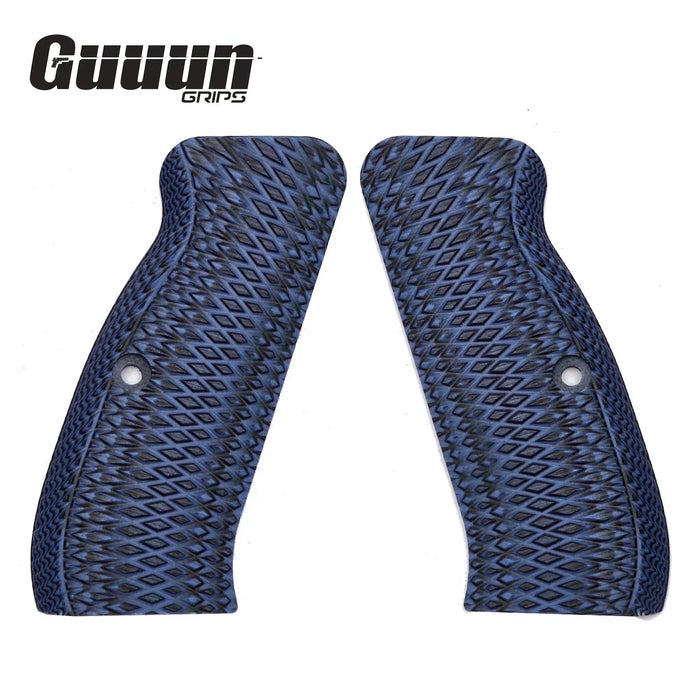 G10 Grips for CZ 75 Full Size or Compact Size - Multiple ops textures available H6-DL - Guuun Grips