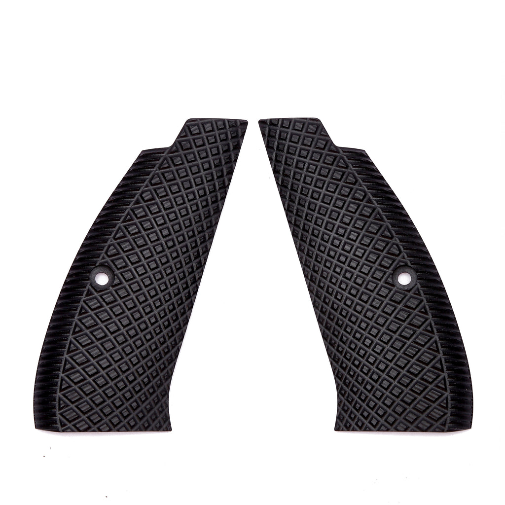 Guuun CZ75 G10 Grips Full Size CZ SP01 Grip Gun Crosscut Texture - SP1 DL - Guuun Grips
