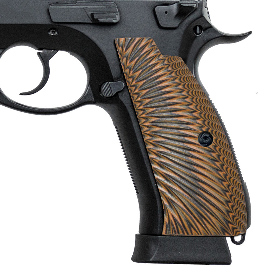 Guuun CZ 75B Grips Full Size G10 CZ75 SP-01 Pistol Grip Sunburst Texture - SP1 S - Guuun Grips