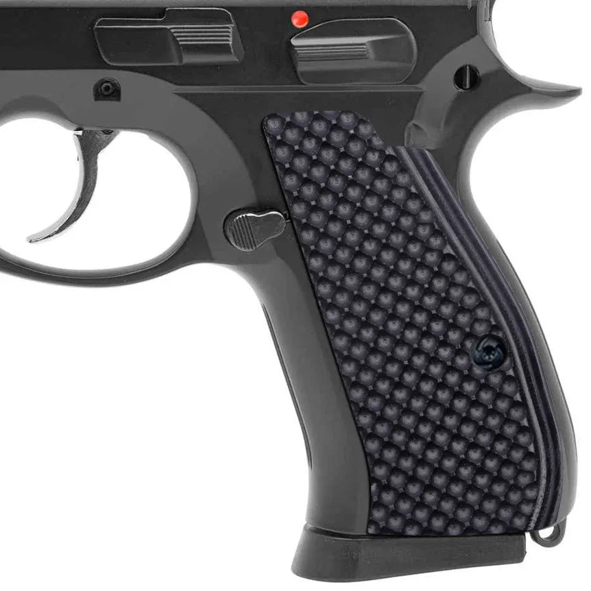 CZ 75 Compact Grips OPS Golf Dimple Texture Thin CZ P-01 G10 Grips ...