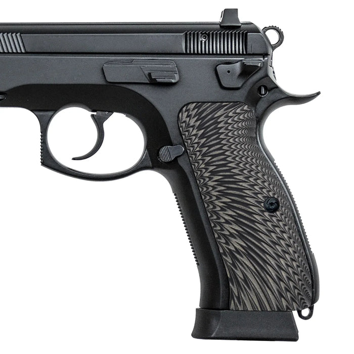 Guuun G10 CZ Grips for CZ 75 Full Size SP-01, Sunburst Texture H6 S - Guuun Grips