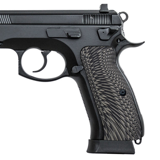 Guuun G10 CZ Grips for CZ 75 Full Size SP-01, Sunburst Texture H6 S - Guuun Grips