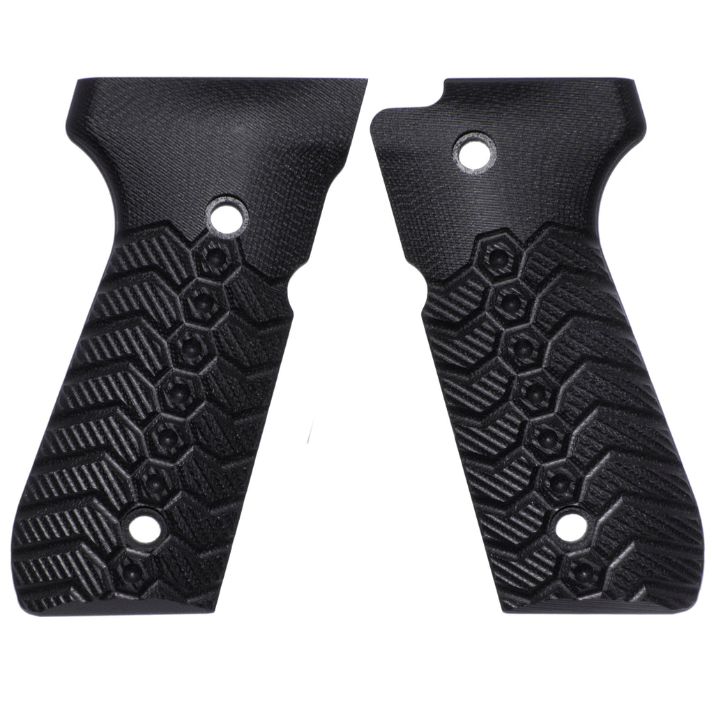 Guuun Beretta 92fs Grips G10 Mechanical Texture Full Size M9 92A1 96A1 92 INOX Grip B92 WU - Guuun Grips