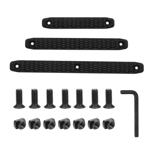 Guuun G10 Profile Hand Grip Panel Rail Covers Fit M-LOK,5/7/9 Slot Length HMT-BD - Guuun Grips
