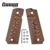 Guuun 1911 Grips G10 Fit Full Size Gov /Commander 1911 Starburst Texture Ambi Includes free screw set H1-F - Guuun Grips