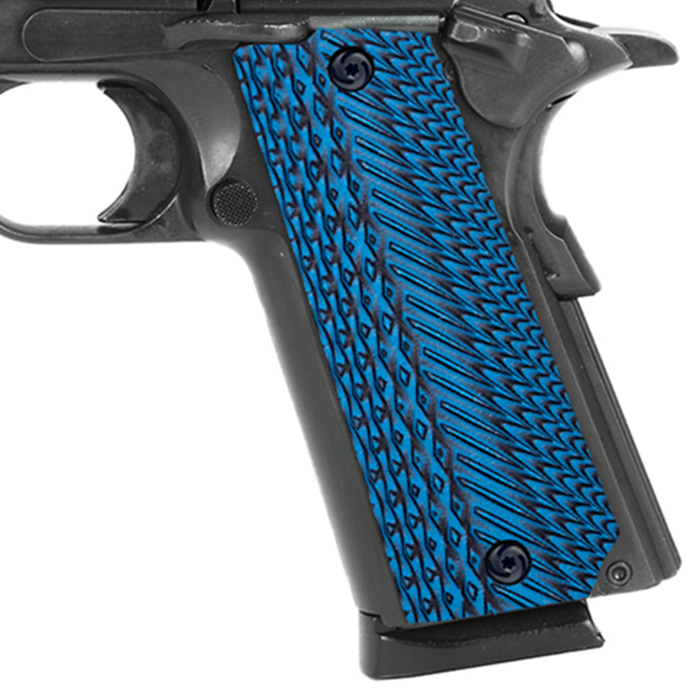 Guuun G10 Grips for Llama MAX-1 C/F or L/F, Diamond Cut Texture LL2-AD - Guuun Grips