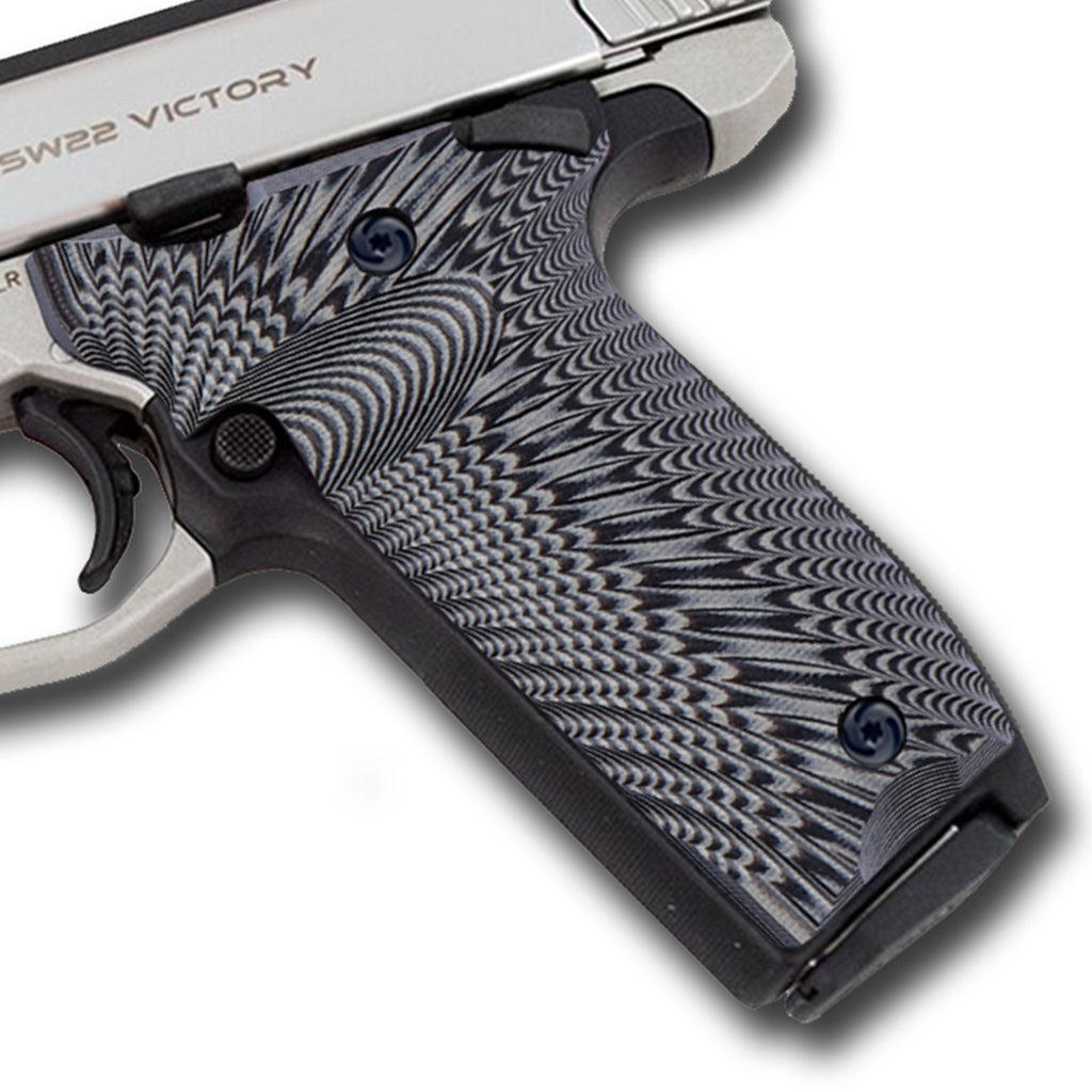 Guuun G10 Grips for S&W Victory 22 SW22 Grips, Sunburst Texture V22-S - Guuun Grips