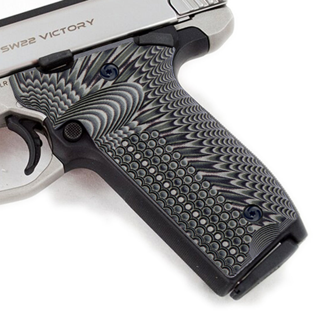 Guuun G10 Grips for S&W Victory 22 SW22 Grips, OPS Eagle Wing Texture V22-A - Guuun Grips