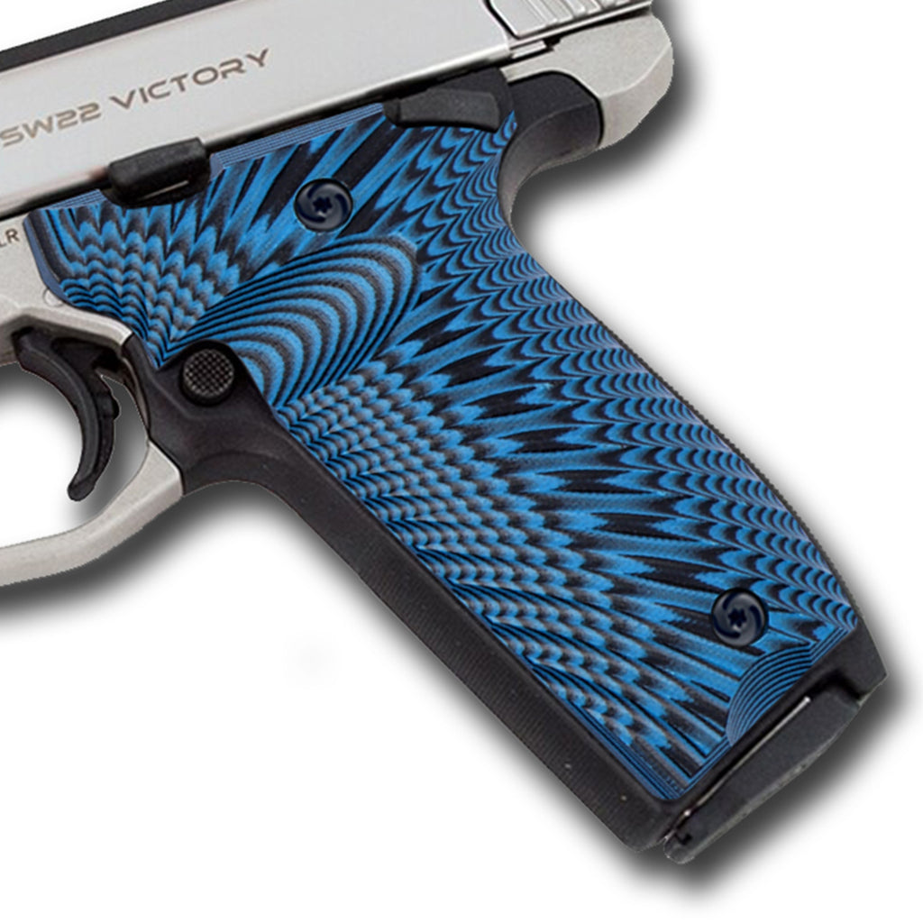 Guuun G10 Grips for S&W Victory 22 SW22 Grips, Sunburst Texture V22-S - Guuun Grips