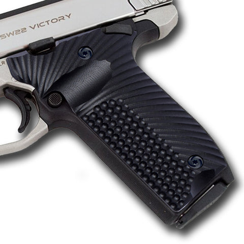 Guuun G10 Grips for S&W Victory 22 SW22 Grips, OPS Eagle Wing Texture V22-A - Guuun Grips