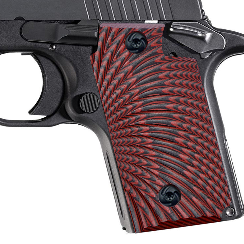 Guuun G10 Pistol Grips for Sig Sauer P238 - Tactical Sunburst Texture - P2-S - Guuun Grips