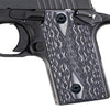 Guuun G10 Handgun Grips for Sig Sauer P238 Diamond Cut Texture - P2-DM - Guuun Grips